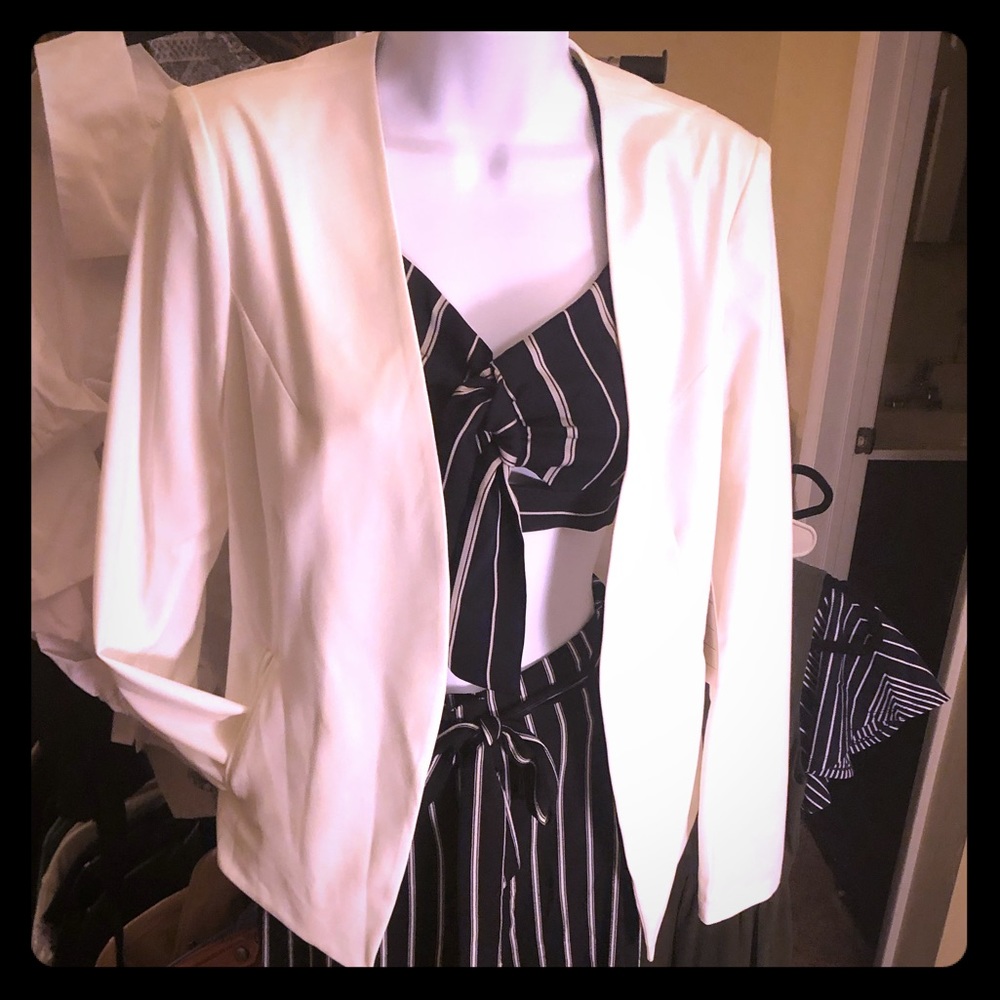 White blazer